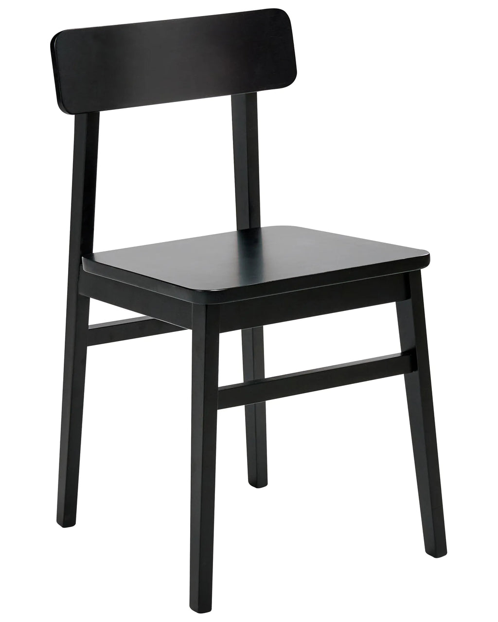 Set of 2 Dining Chairs GORRE Wood Black
