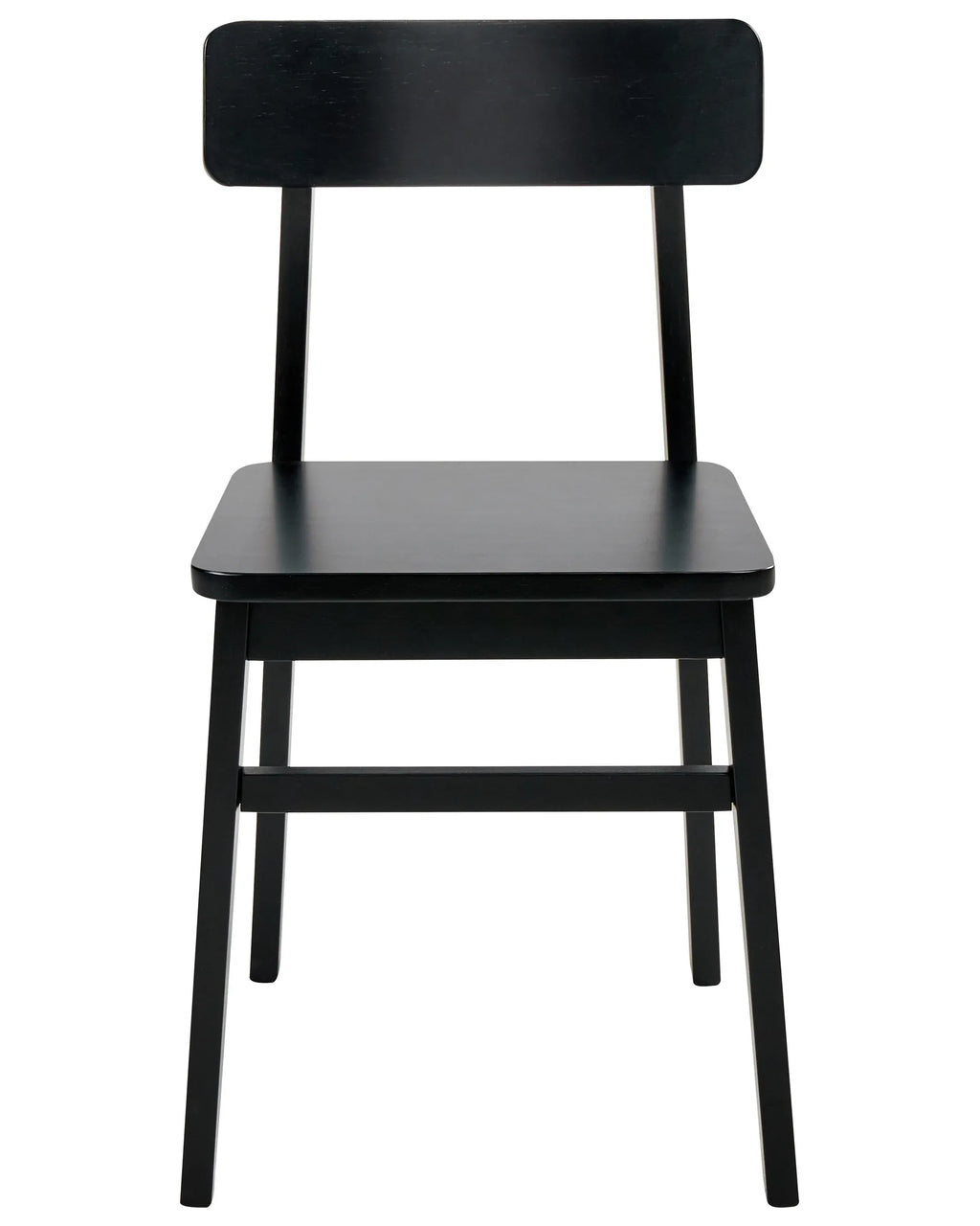 Set of 2 Dining Chairs GORRE Wood Black