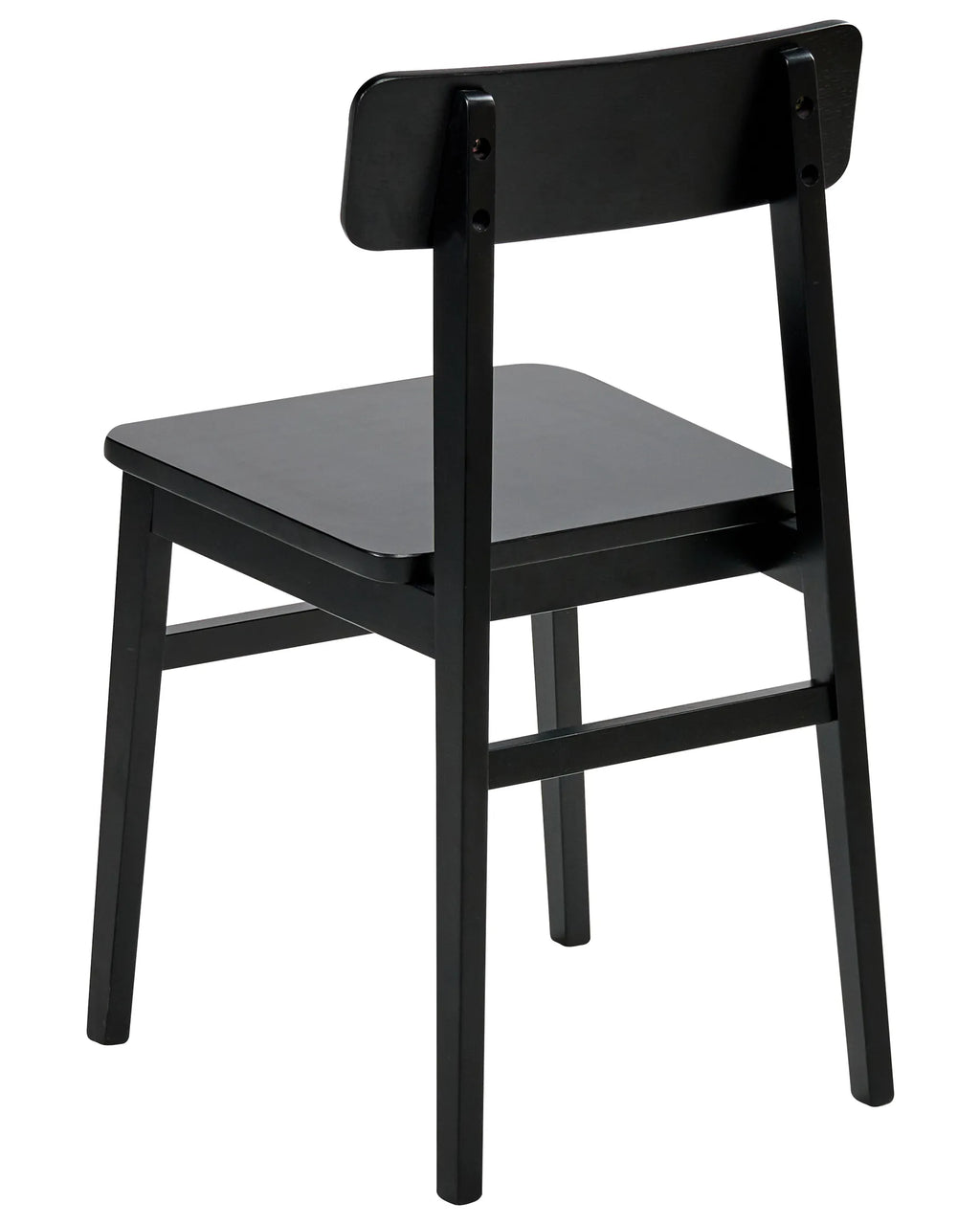 Set of 2 Dining Chairs GORRE Wood Black