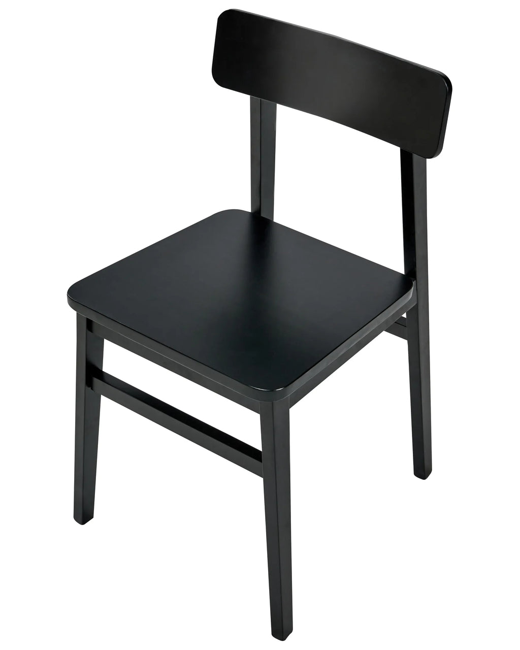 Set of 2 Dining Chairs GORRE Wood Black