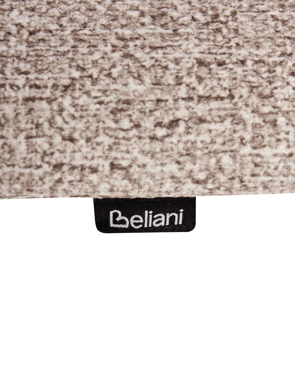 Set of 2 Dining Chairs BLANE Boucle Dark Brown/ Taupe