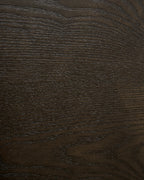 Set of 2 Dining Chairs OVERLY Wood Dark Brown