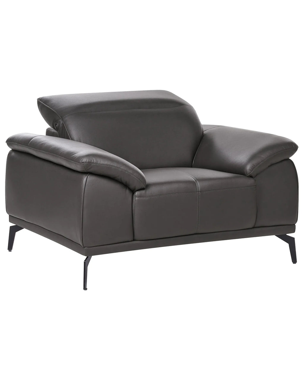 Armchair VEJEN Faux Leather Black