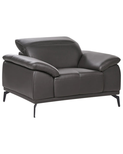 Armchair VEJEN Faux Leather Black