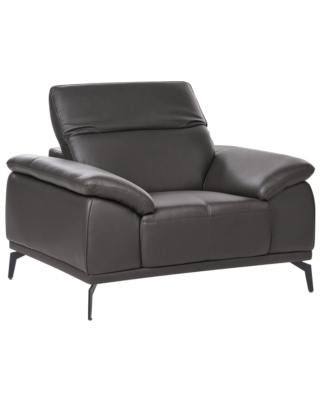 Armchair VEJEN Faux Leather Black