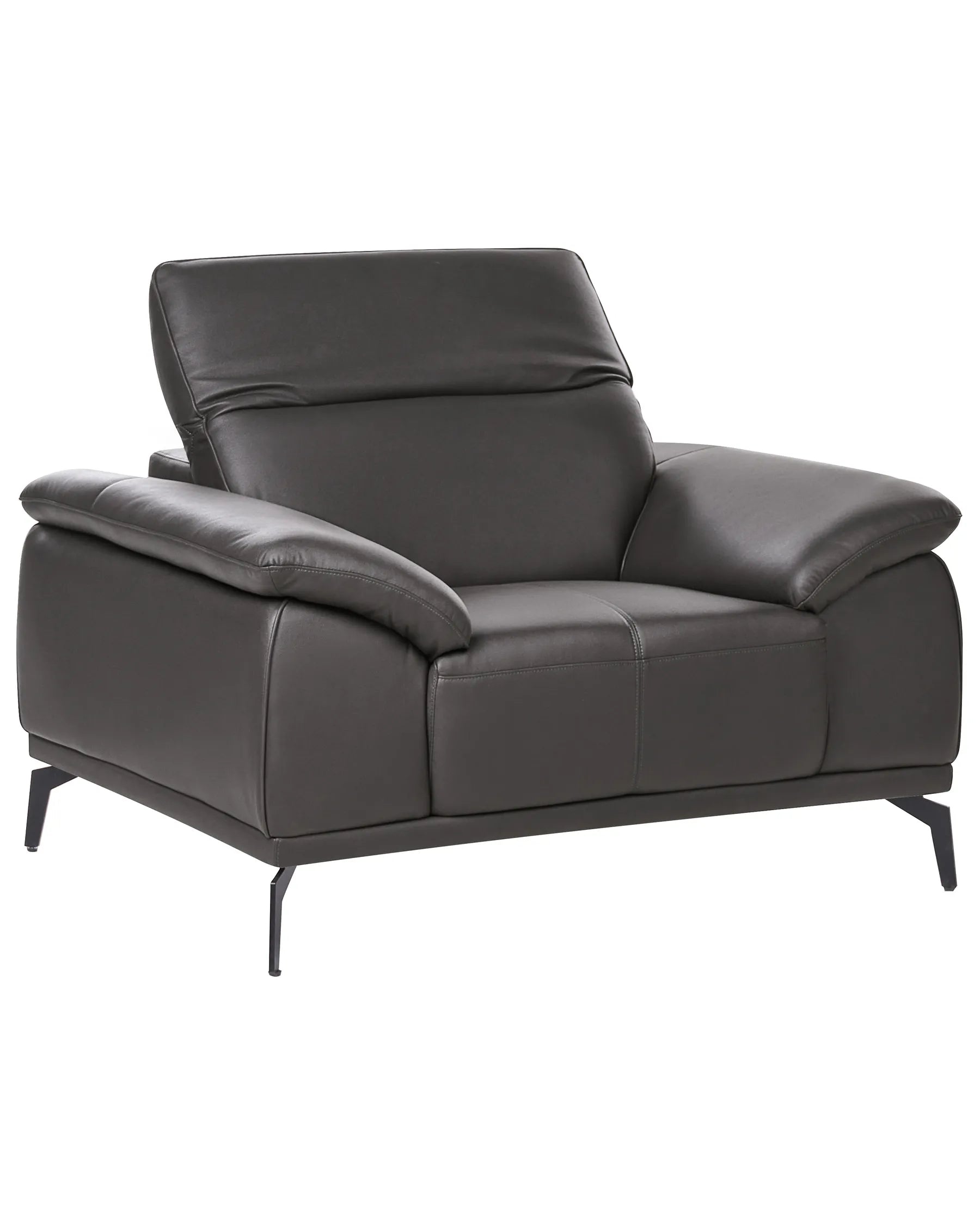 Armchair VEJEN Faux Leather Black