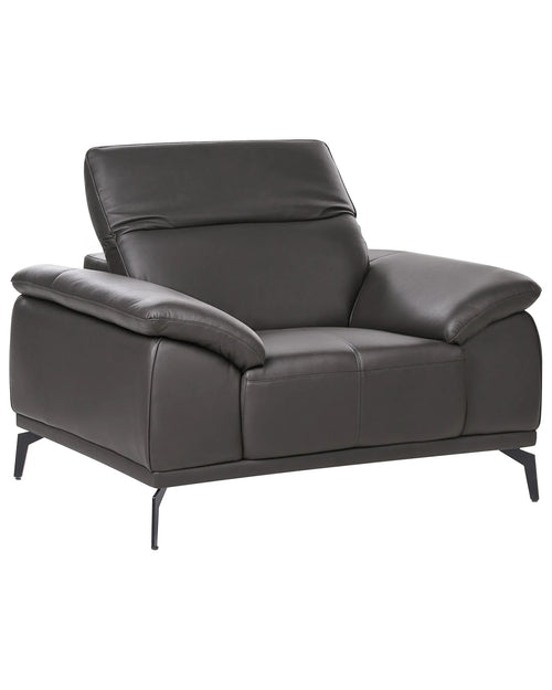 Armchair VEJEN Faux Leather Black