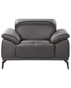 Armchair VEJEN Faux Leather Black