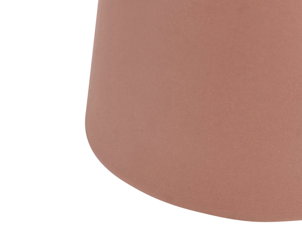 Side Table TEVA Golden Brown — angled product view