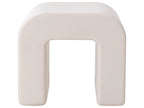 Set of 2 Side Tables YALINA Light Grey — material and finish detail
