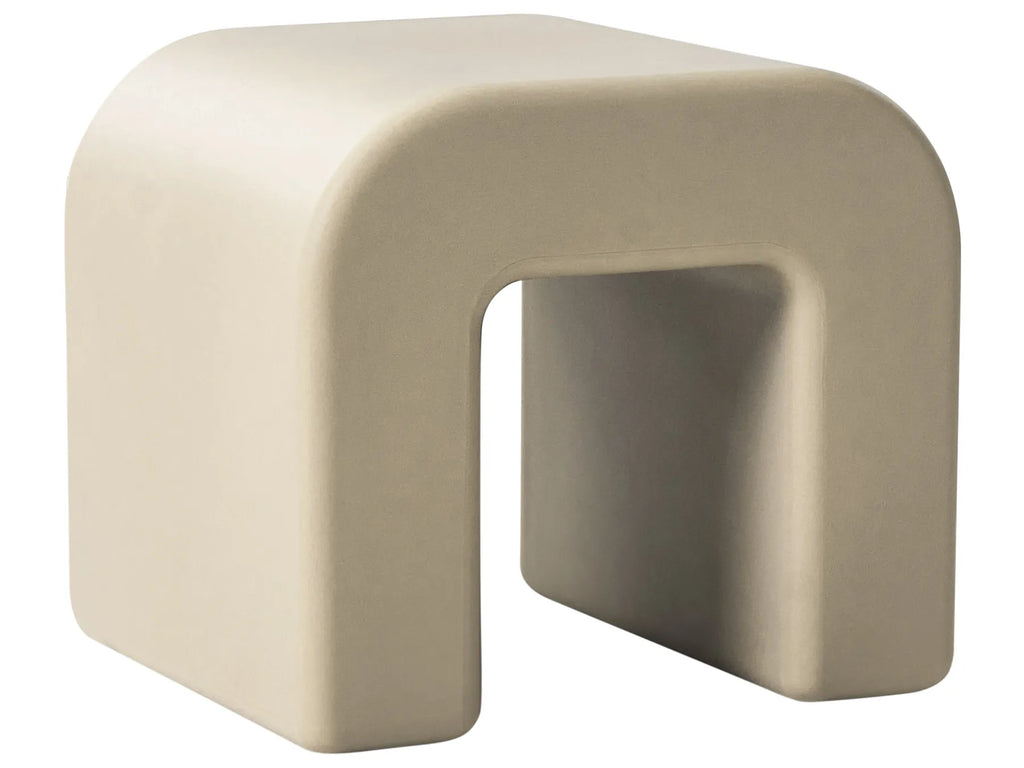 Set of 2 Side Tables MOZIA Olive Green Beige