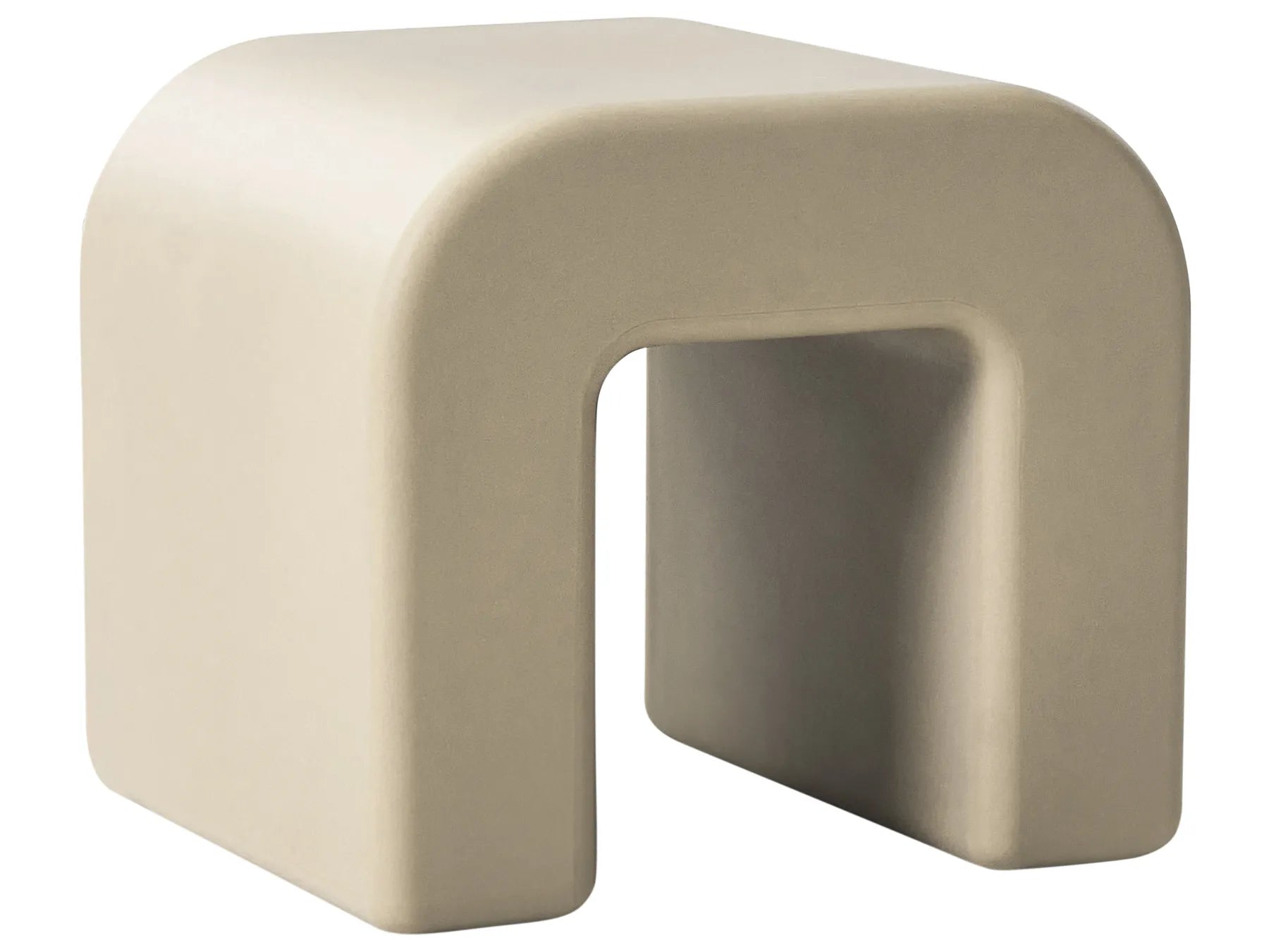 Set of 2 Side Tables MOZIA Olive Green Beige