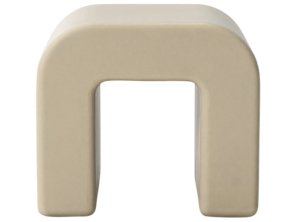 Set of 2 Side Tables MOZIA Olive Green Beige