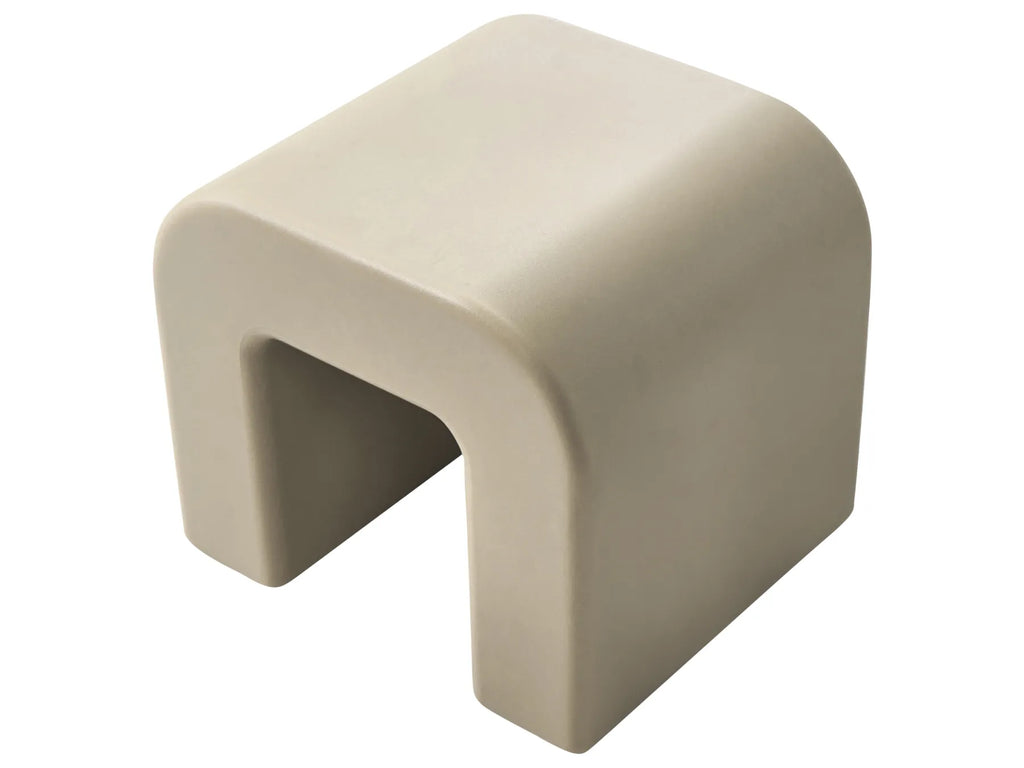 Set of 2 Side Tables MOZIA Olive Green Beige