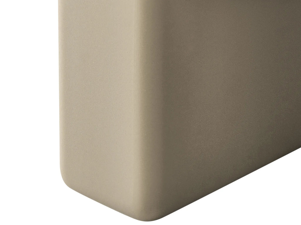 Set of 2 Side Tables MOZIA Olive Green Beige