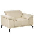 Armchair VEJEN Faux Leather Beige