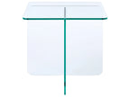 Side Table AMISK Tempered Glass Transparent