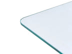 Side Table AMISK Tempered Glass Transparent