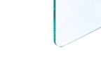 Side Table AMISK Tempered Glass Transparent