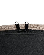 Rocking Chair ROMELLA Boucle Taupe — alternate angled view