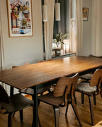 Extending Dining Table CALIFORNIA Dark Brown 160/200 cm 90 cm