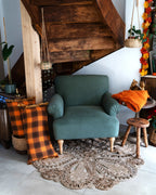 Armchair FREDROS Fabric Light Green
