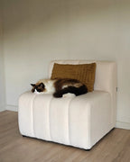 Armchair KAGE Boucle Light Beige