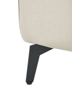 Armchair OMMEL Faux Leather Light Beige