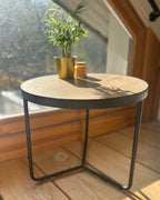 Side Table MELODY Light Brown