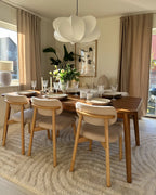 Dining Table KEHO Dark Oak 200 cm 90 cm