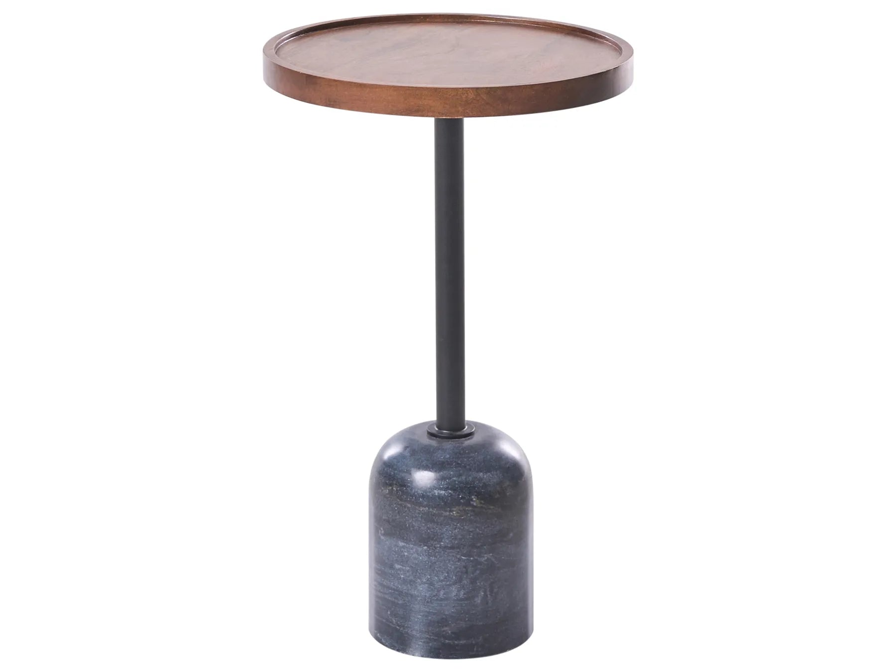 Side Table RAINY Metal Black
