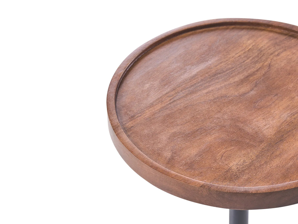 Side Table RAINY Metal Black