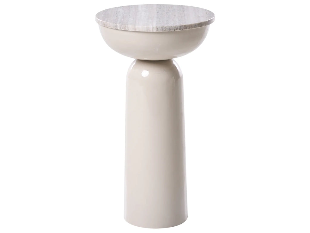 Side Table FALCON Metal Beige
