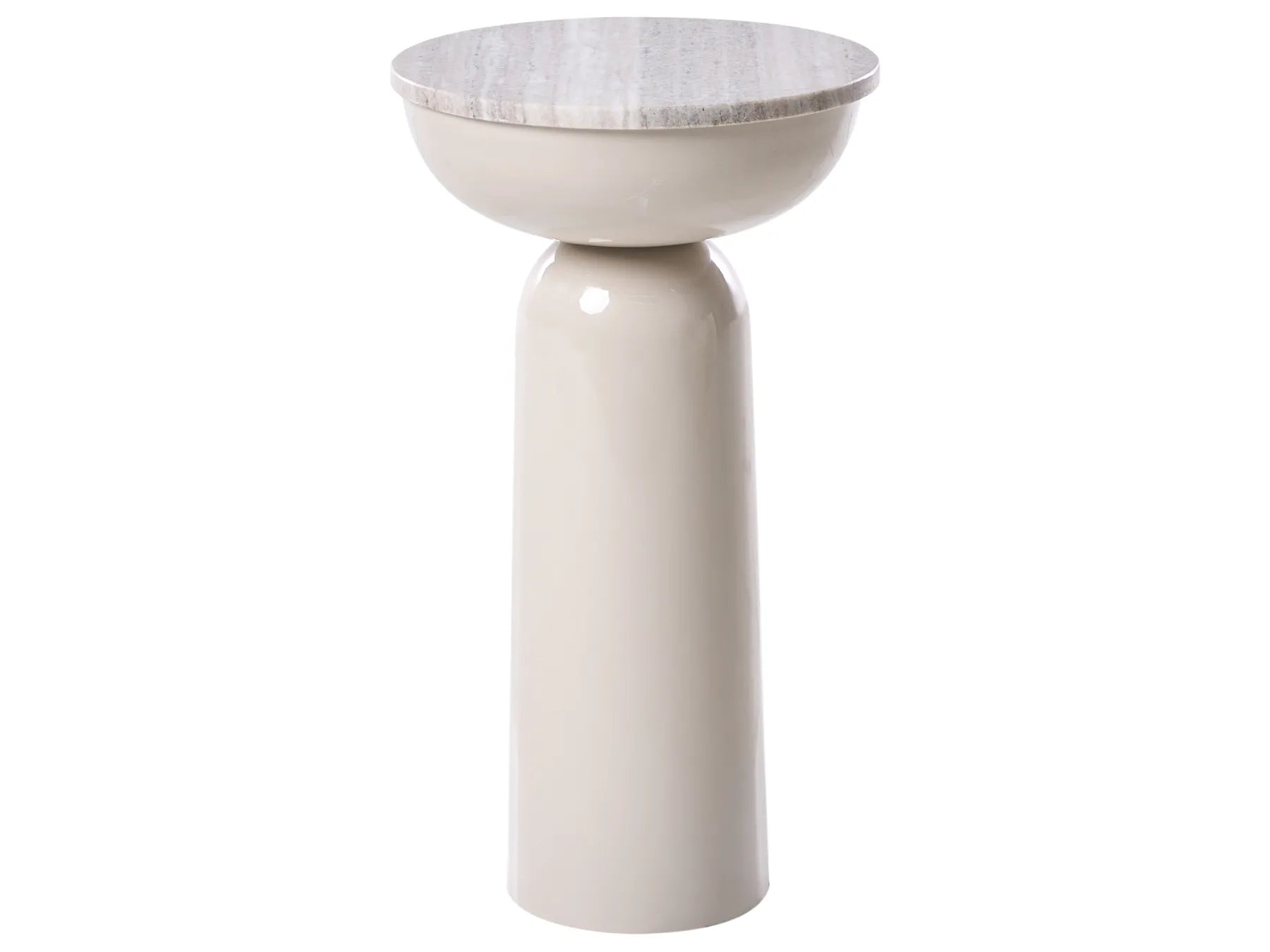 Side Table FALCON Metal Beige