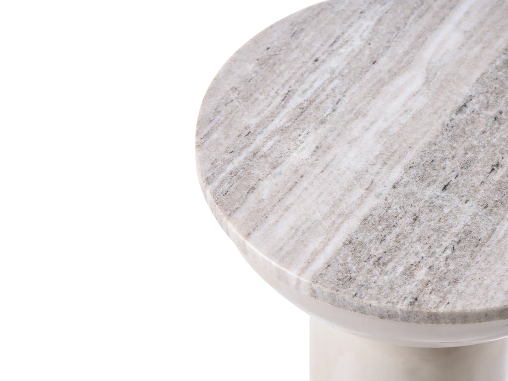 Side Table FALCON Metal Beige
