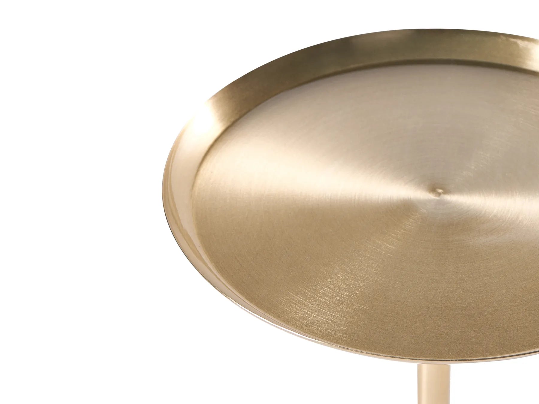 Side Table CAMELO Metal White Marble