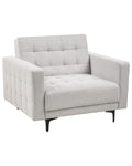 Armchair ABERDEEN Fabric Light Grey