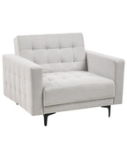 Armchair ABERDEEN Fabric Light Grey