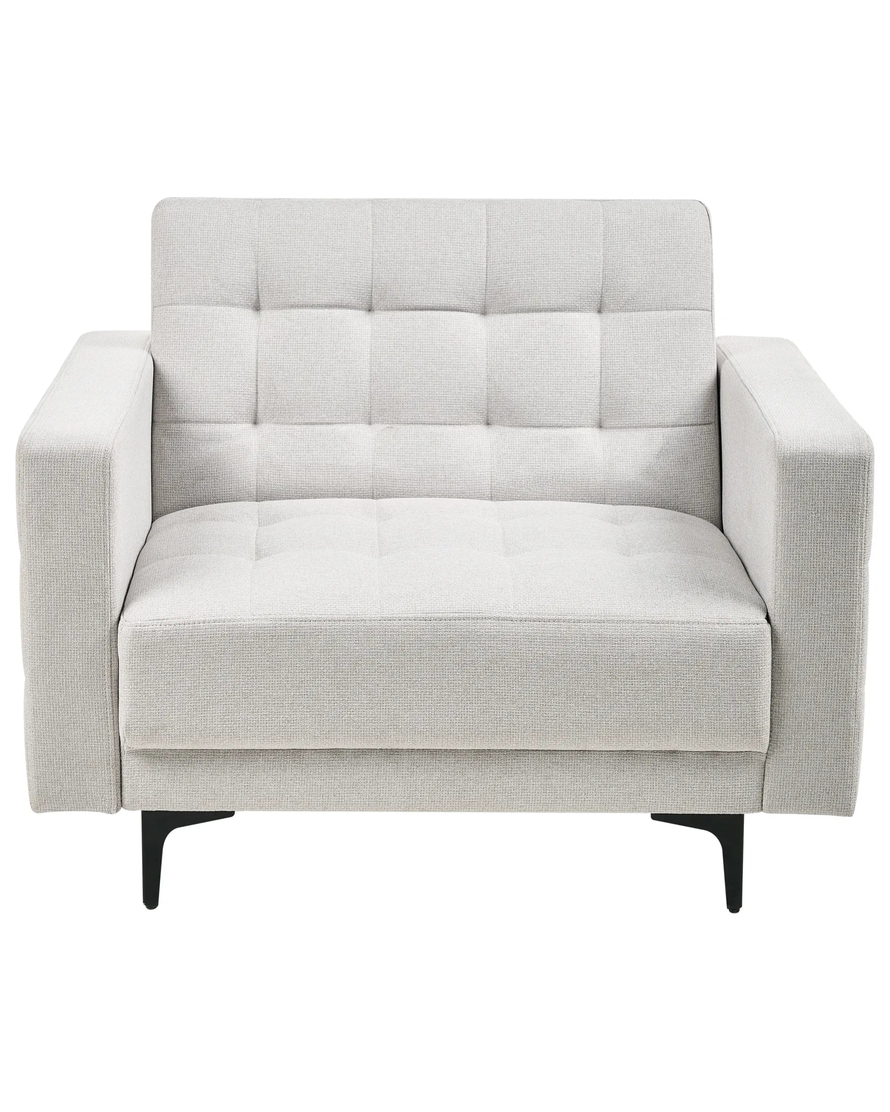 Armchair ABERDEEN Fabric Light Grey