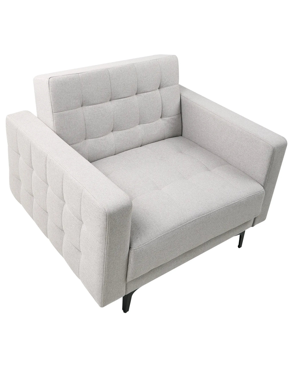 Armchair ABERDEEN Fabric Light Grey