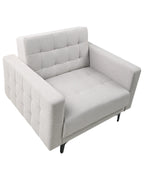 Armchair ABERDEEN Fabric Light Grey