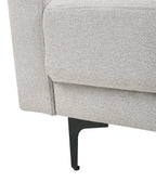 Armchair ABERDEEN Fabric Light Grey