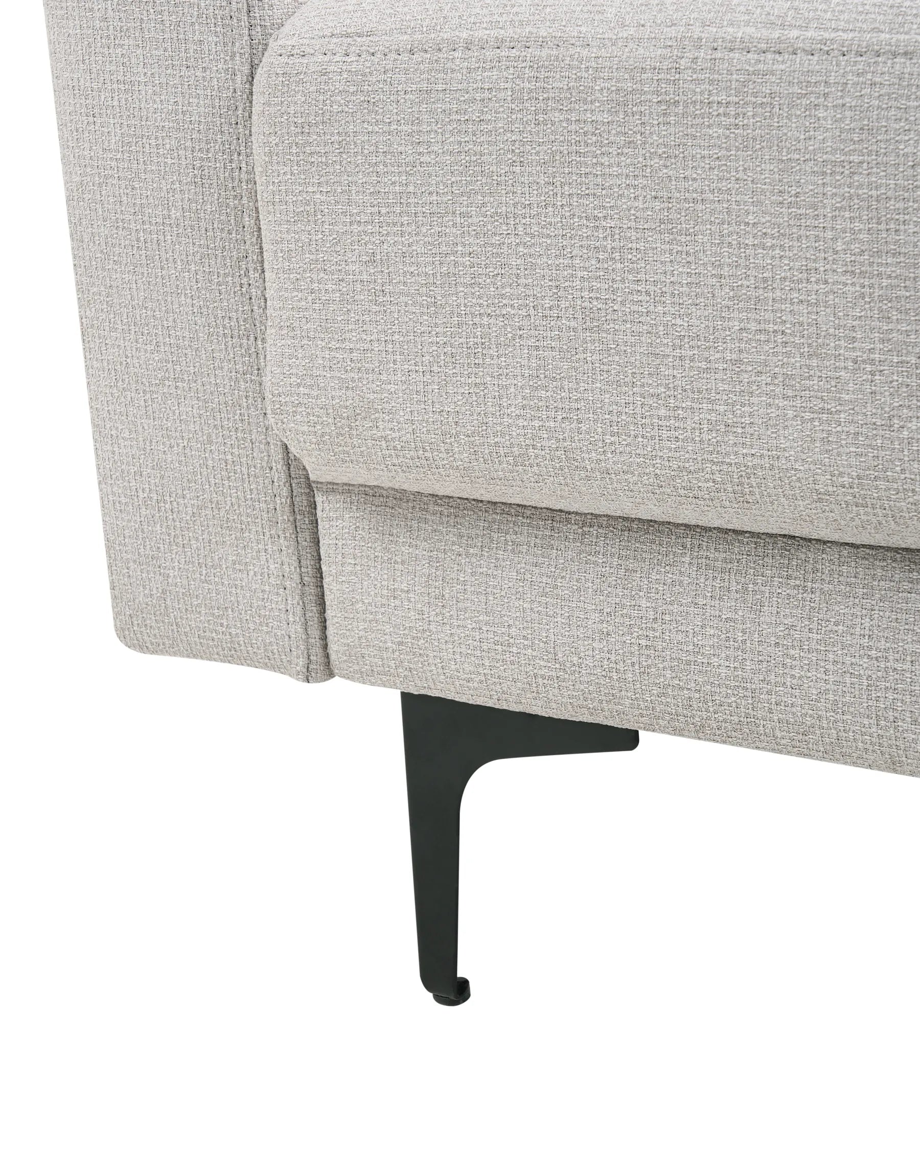 Armchair ABERDEEN Fabric Light Grey