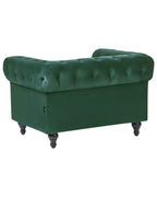 Armchair CHESTERFIELD Velvet Emerald Green