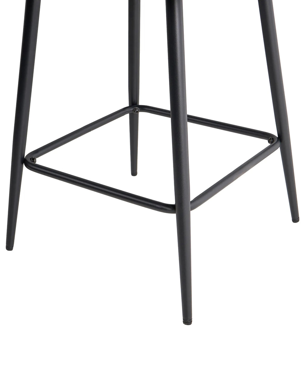 Set of 2 Bar Chairs SANILAC Velvet Navy Blue