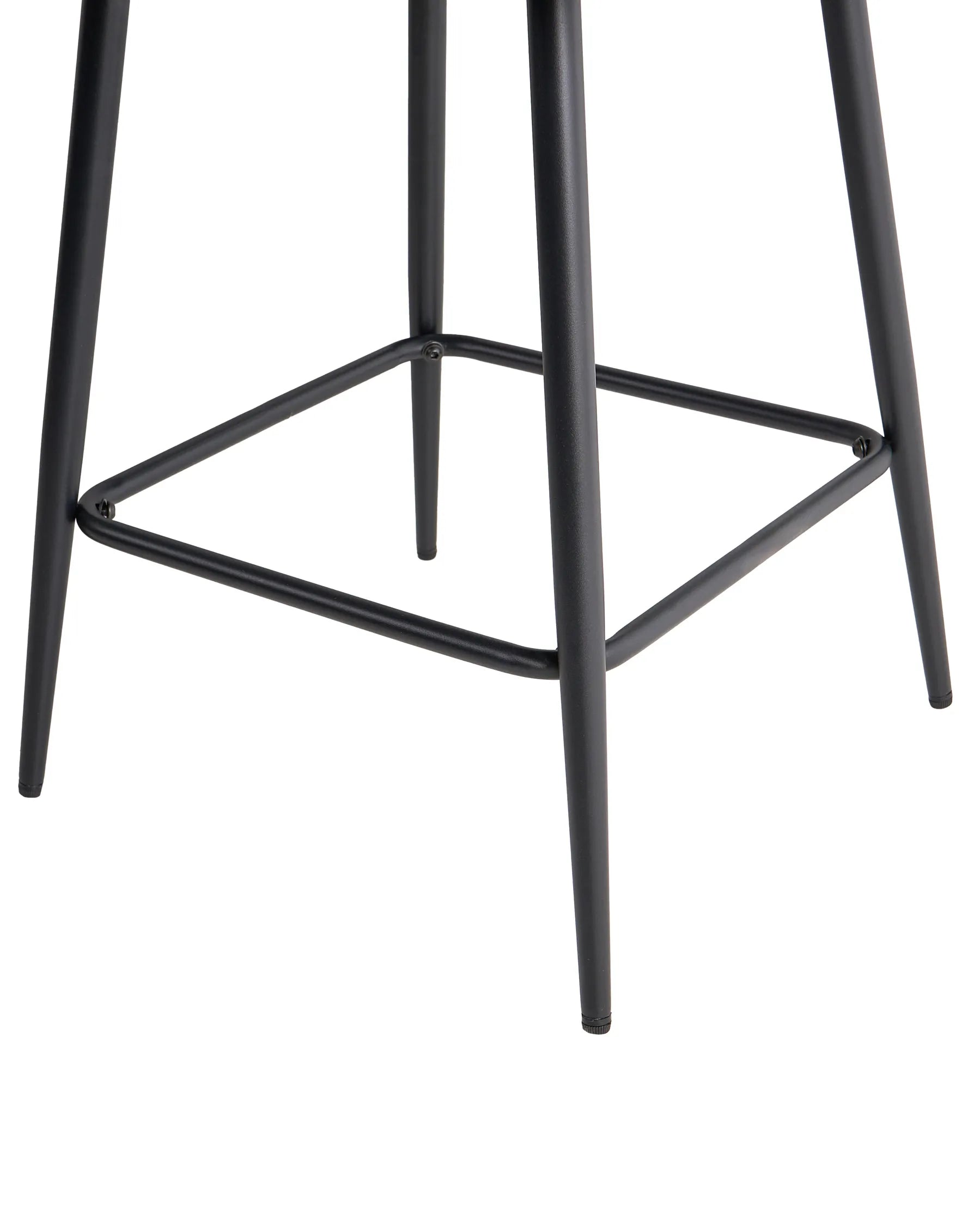 Set of 2 Bar Chairs SANILAC Velvet Navy Blue