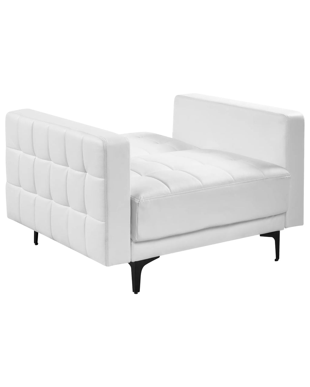 Armchair ABERDEEN Faux Leather White