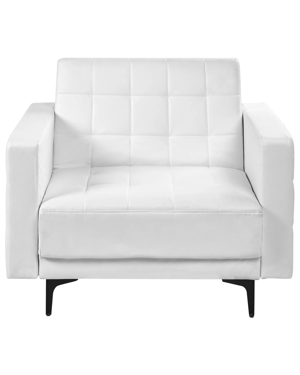 Armchair ABERDEEN Faux Leather White