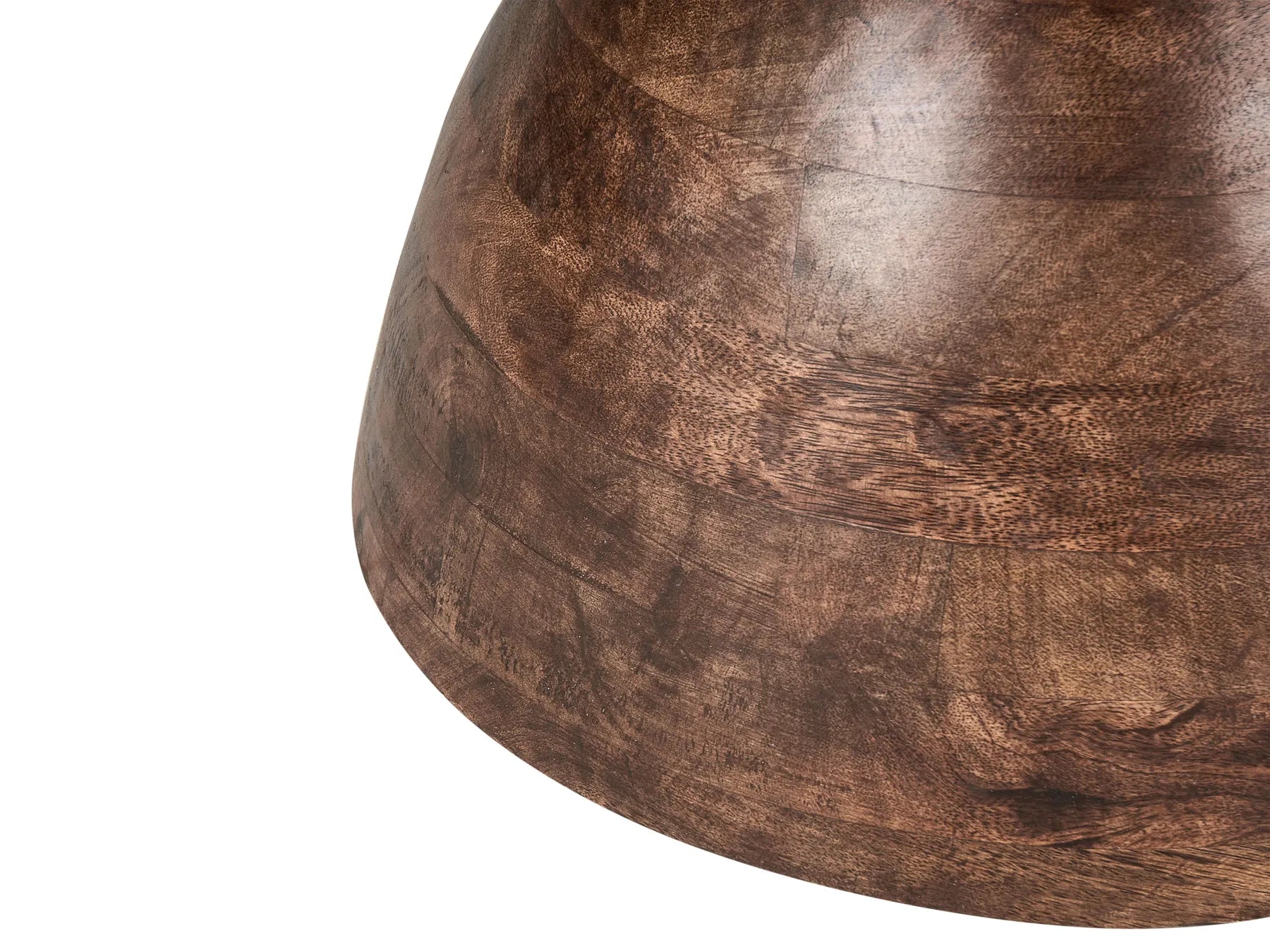 Dining Table SILVON Dark Brown 120 cm 120 cm Mango Wood
