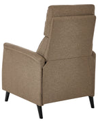 Recliner Chair SELVIK with Footrest Fabric Brown